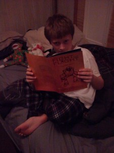 Hunter reads FoF!