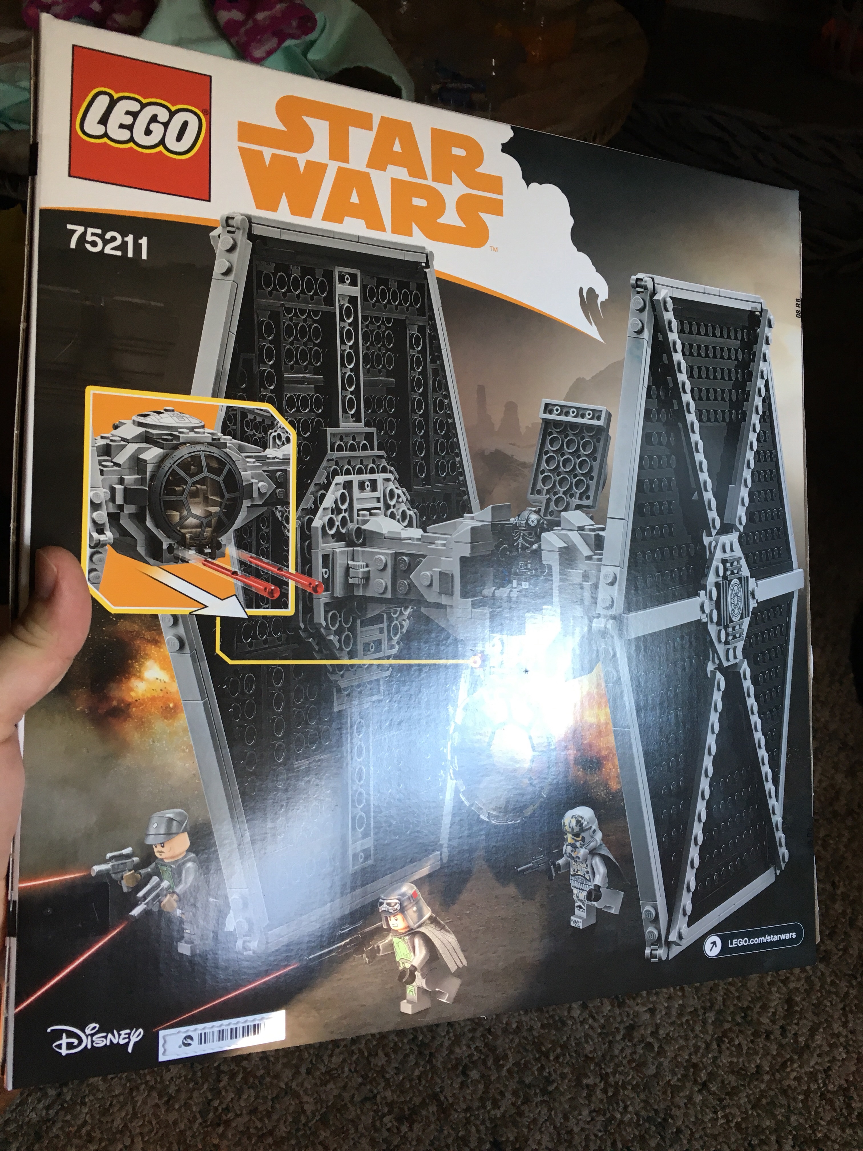 LEGO Tie Fighter in the box