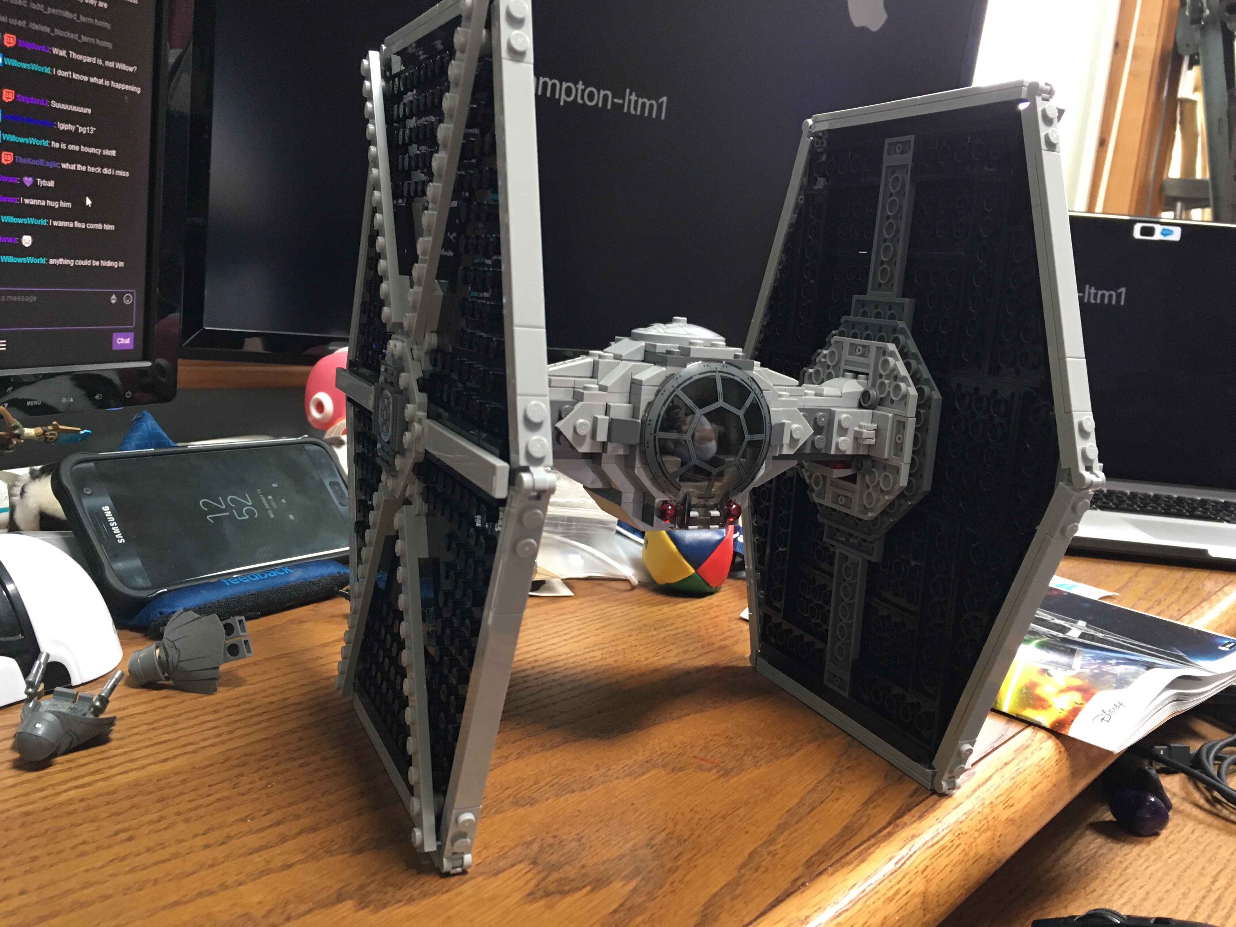 Finished LEGO Tie Fighter