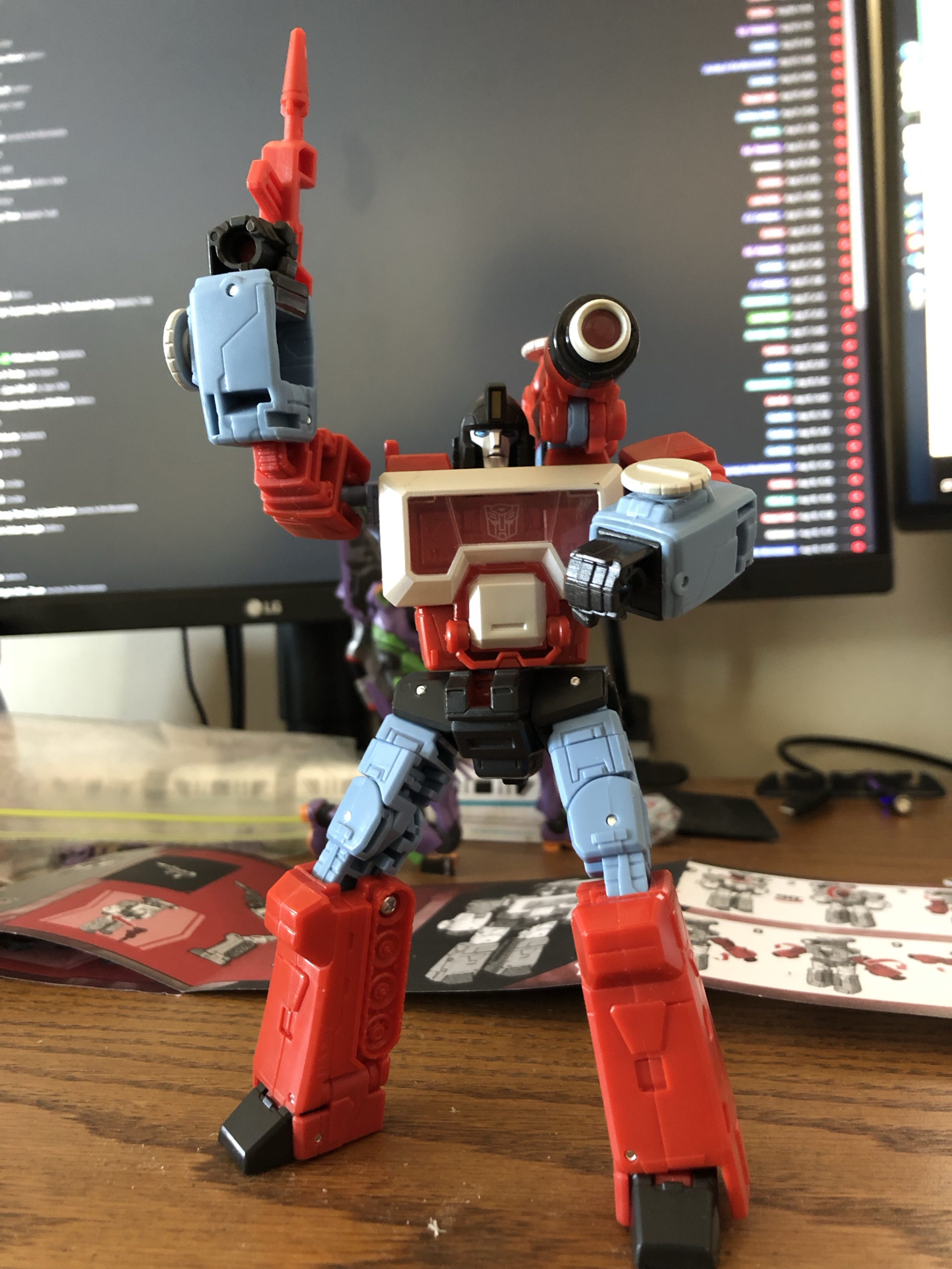 Perceptor toy in robot mode